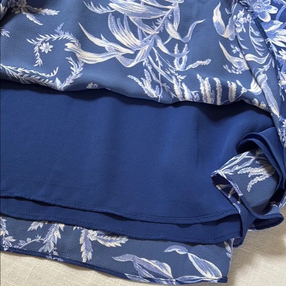 Talbots Beautiful Blue Floral Midi Dress - Picture 10 of 15